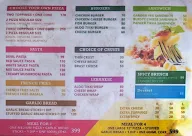 Pizza In House menu 2