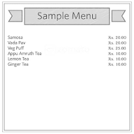 Samruddhi Amruth Tea menu 1