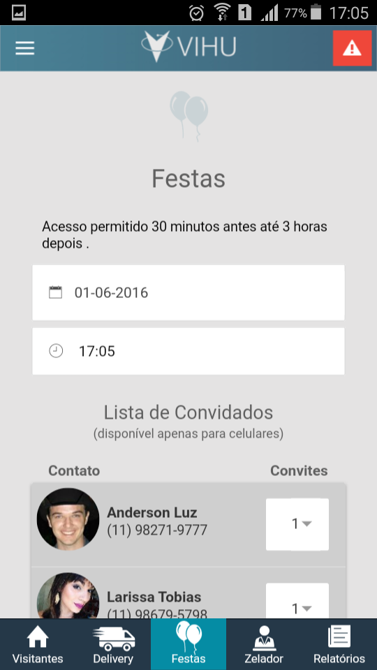 Vihu - Portaria Virtual Screen 3