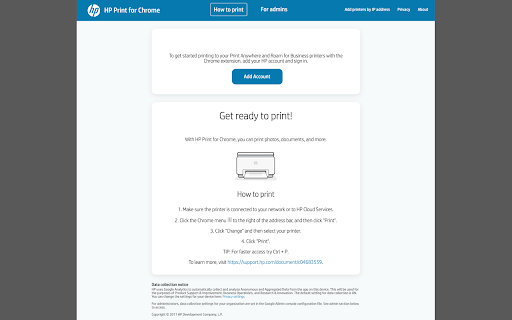 HP-utskrift for Chrome
