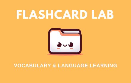 Flashcard Lab: Vocabulary & Language Learning small promo image