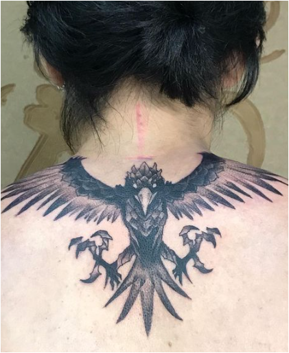  Anger Crow Tattoo 