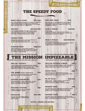 Konfidential menu 