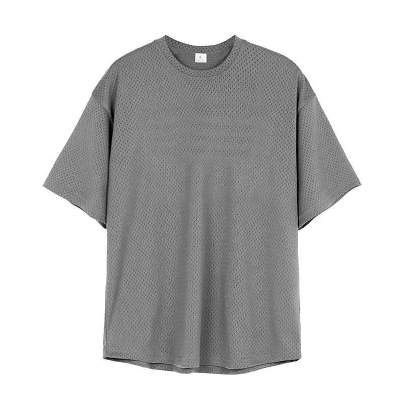 Men's Fashion Personality Workout Short Sleeve Shirt Breathable Lightweight and Comfortable Perfect for Gym and Outdoor 