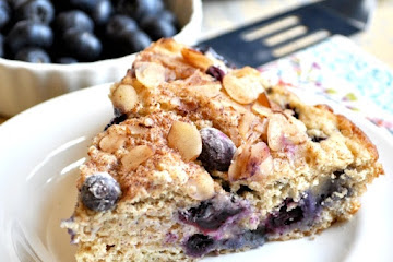 Lightened-Up Blueberry Coffee Cake
