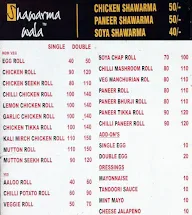 Shawarma Wala menu 1