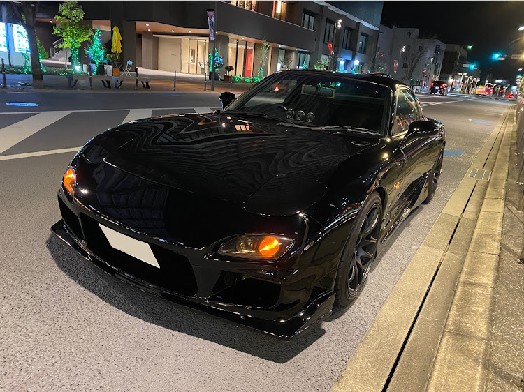 RX-7のFD3S・スポーツカー女子・夜のドライブ・豊田市駅・iPhoneクオリティーに関するカスタム事例の投稿画像1枚目
