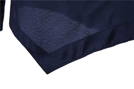 Title 10, Long sleeve shirt with diagonal placket. Stylis...