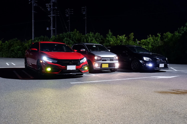 シビックのアルトワークスha36s・WRX STI VAB・知多半島ツーリング・快晴ドライブ・楽しい時間はあっという間に関するカスタム事例の投稿画像17枚目