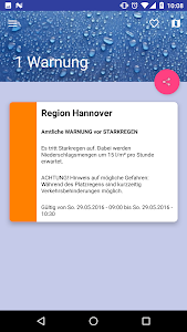 Wetterwarner Pro screenshot 2