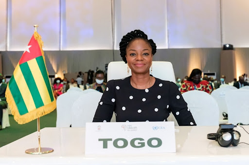 Cina Lawson, Togo's Minister of Digital Economy and Digital Transformation.