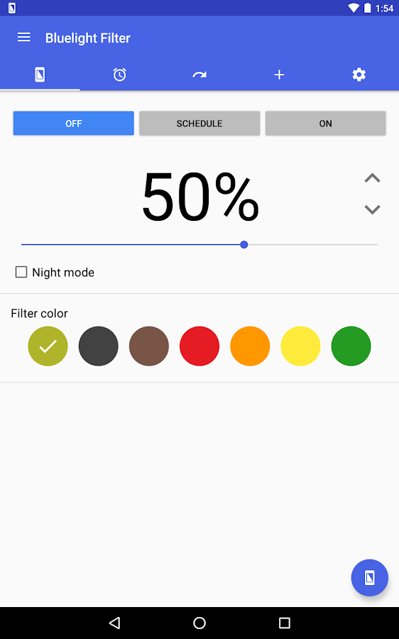    Bluelight Filter for Eye Care- screenshot  