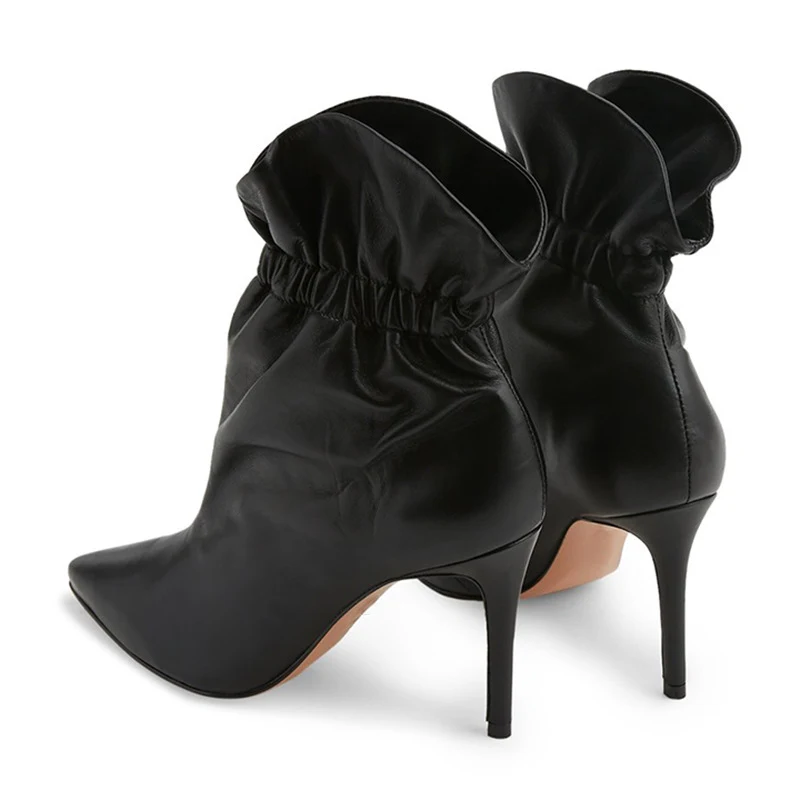 Title 4, Botines de mujer con punta y tobillo, elegantes...