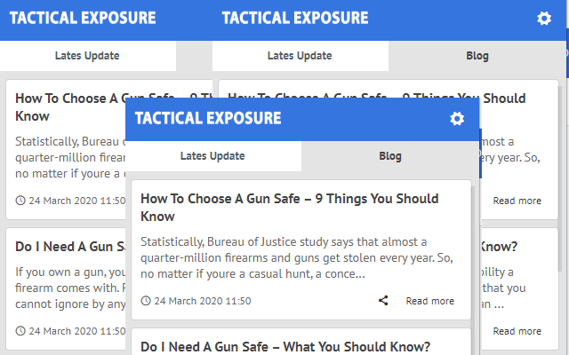 Tactical Exposure - Update Latest Blog Preview image 0