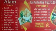 Alam's Sweets & Namkeen menu 1