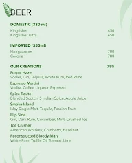 Tropics Bar, Taj Lands End menu 3