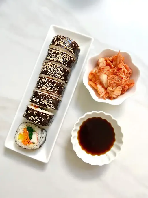 Chicken Rice Seaweed Roll