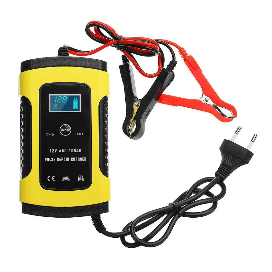 Volledig Intelligente Acculader Reparatie voor Auto M. Laadt en repareert auto-accu's intelligent, optimaliseert de prestaties en verlengt de levensduur.