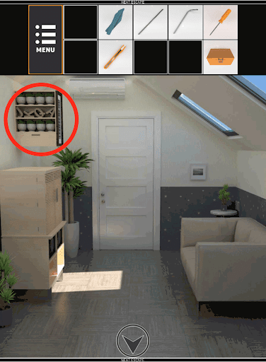 屋根裏部屋からの脱出