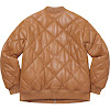 quilted leather work jacket fw22