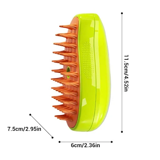 Cat Steam Brush Pet Massage Comb Cat Dog Grooming Comb 3 in 1 Electric Spray Cats Bath Brush Hair Brushes Grooming Suppl