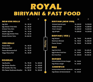 Balaji South Indian menu 1