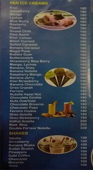 Cake Walkers menu 1