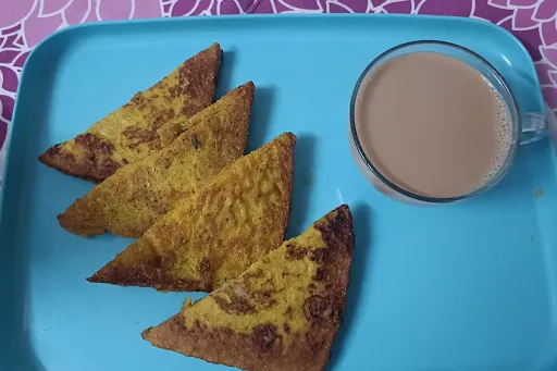 Bread Pakoda [4 Pieces ] With Tea