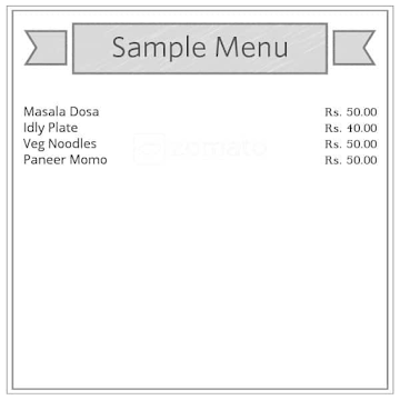 Dosa Factory menu 