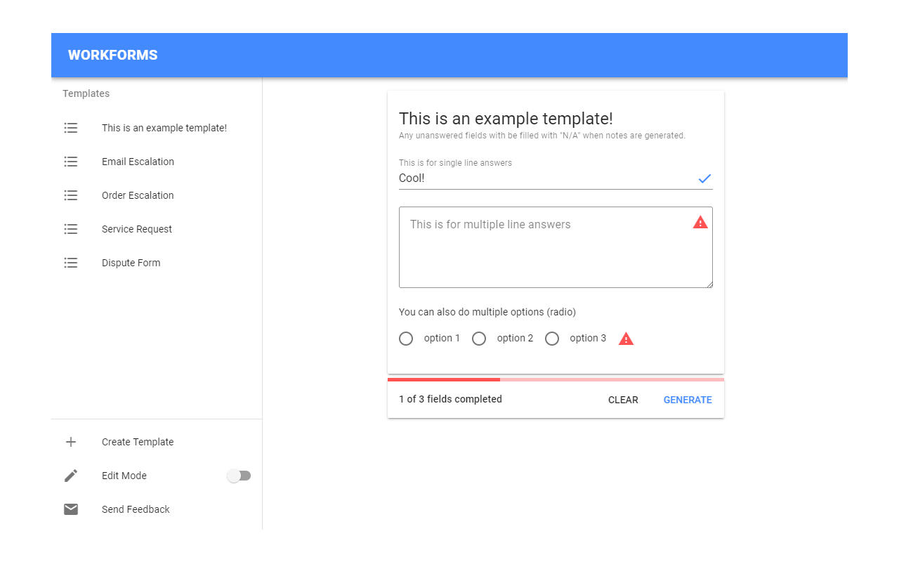 Notes/Form Generator | Workforms Preview image 4