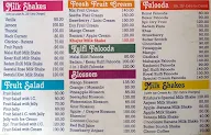 Shree Krishna Juice Center menu 2