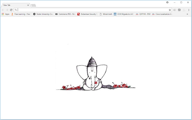 Ganesha on the New Tab