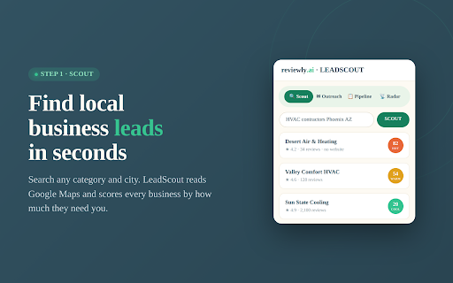 LeadScout — Local Business Finder screenshot 2