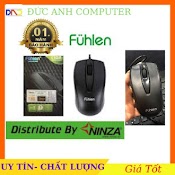 Chuột Máy Tính Free Ship Chuột Fuhlen L102 - Chính Hãng Ninza Bảo Hành 12 Tháng - Cổng Usb - Có Tem Chống Hàng Giả