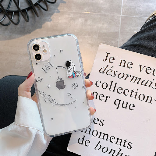 Title 5, Cartoon Astronaut iPhone Mobile Phone Case Comp...