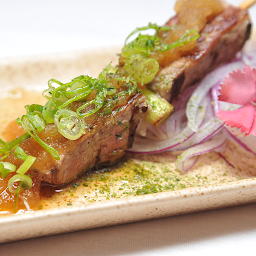 S7 Beef Skewer with Ponzu Sauce