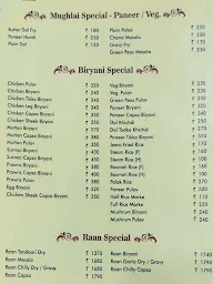 Mumbai Darbar menu 4