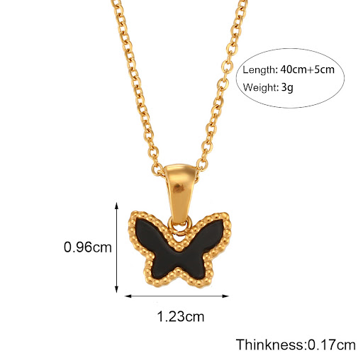 Title 2, Acrylic Butterfly Pendant Jewelry for Women Lig...