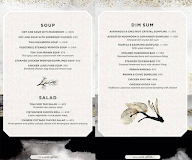 Tattenham Across The Orient - Tao menu 3