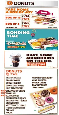 Dunkin' menu 3