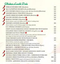 The Golden Dragon menu 6