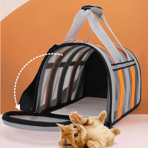 Handbag Summer Breathable Carrier Pet Outing Portable Cat Dogs Travel Puppy Kitten Single Shoulder Bag Pet Carrying Bag 