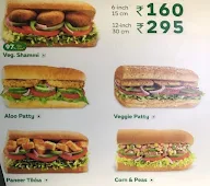 Subway menu 1