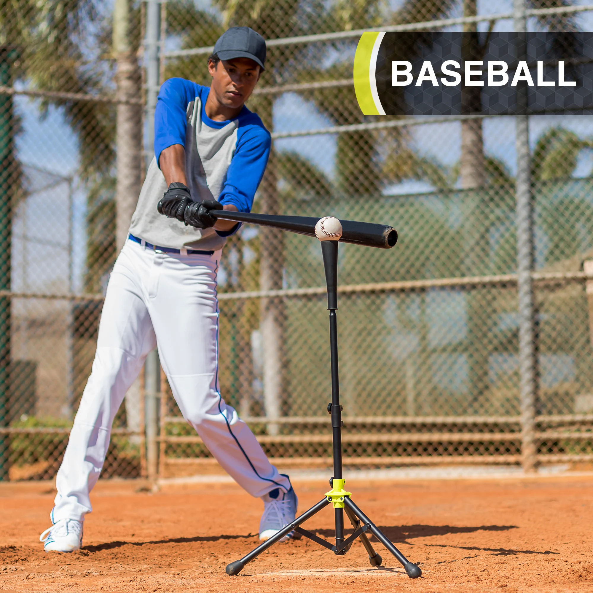 Title 7, Soporte Trípode Portátil de Béisbol y Sóftbol p...