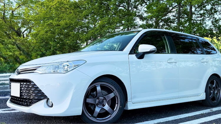 カローラフィールダーのPF05・エンケイ・安全運転・インチアップ・レグノに関するカスタム事例の投稿画像1枚目