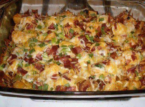 Loaded Potato and Buffalo Chicken Casserole_image