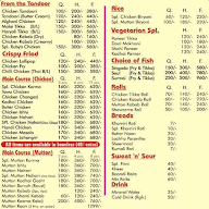 Ruby Dhaba menu 4