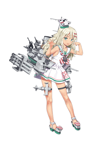 【艦これアーケード】グレカーレ改(2023年ハロウィン帯\u0026火力UP)