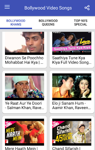 Bollywood Video Songs  Best of 90s