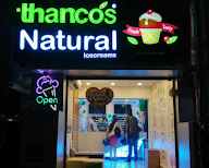 Thanco's Natural Ice Cream menu 1